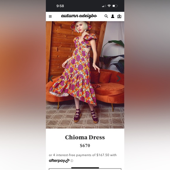 Autumn Adeigbo cut out dress - Picture 2 of 6